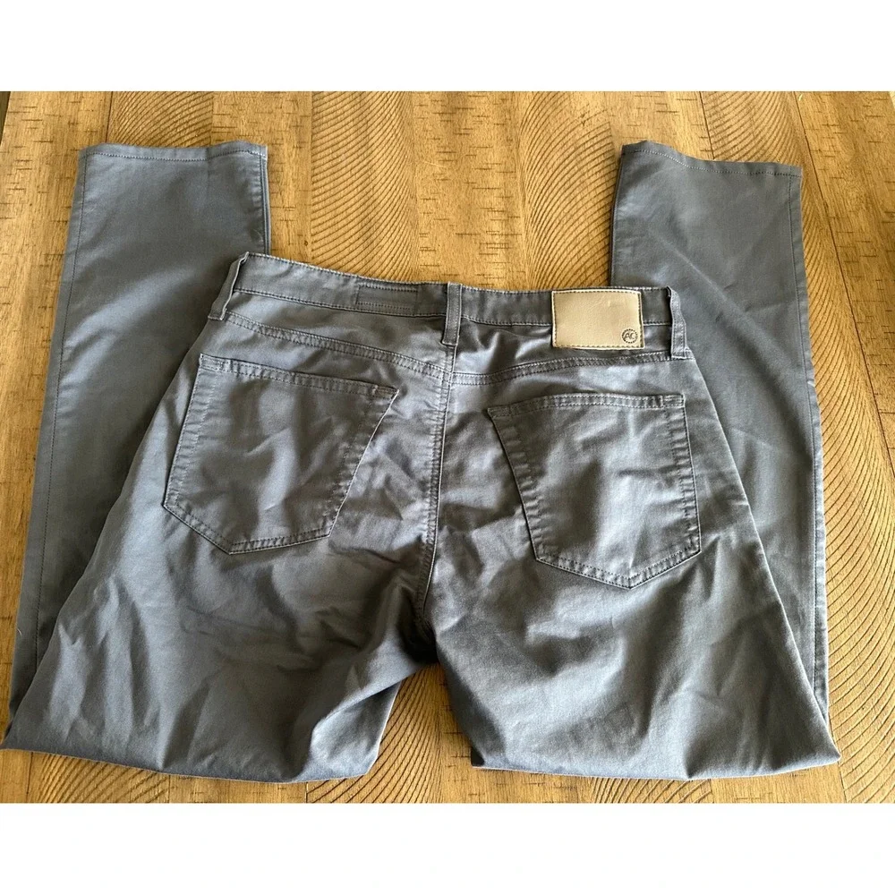 AG Adriano Goldschmied Tellis Modern Slim Gray Pants Chino 33x34